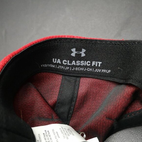 NWT Under Armour Youth's Size XS/Small Red UA Classic Fit Baseball Hat - Picture 5 of 5